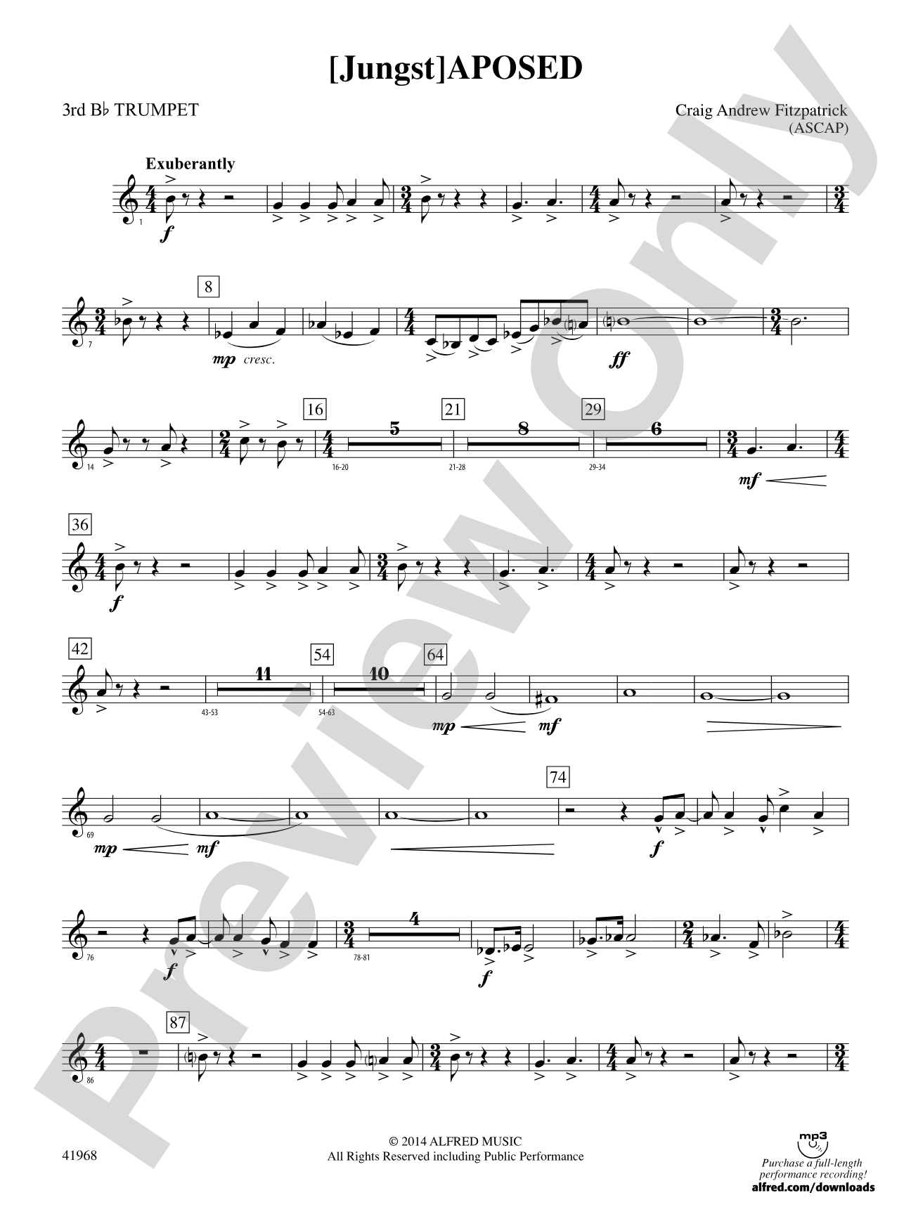 [Jungst]aposed: 3rd B-flat Trumpet
