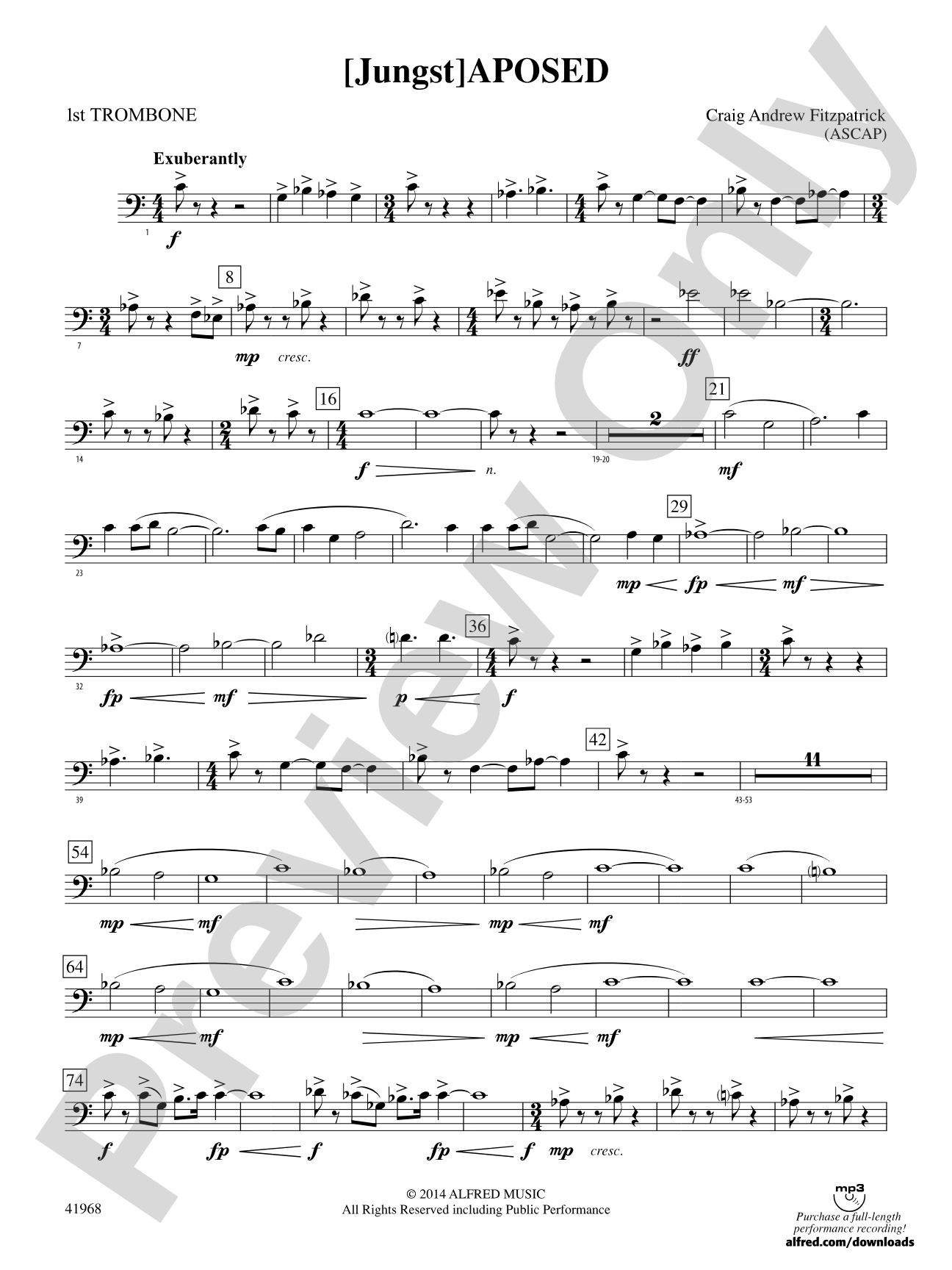 [Jungst]aposed: 1st Trombone