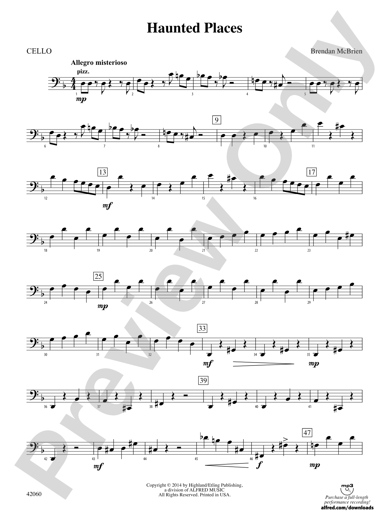 Haunted Places: Cello