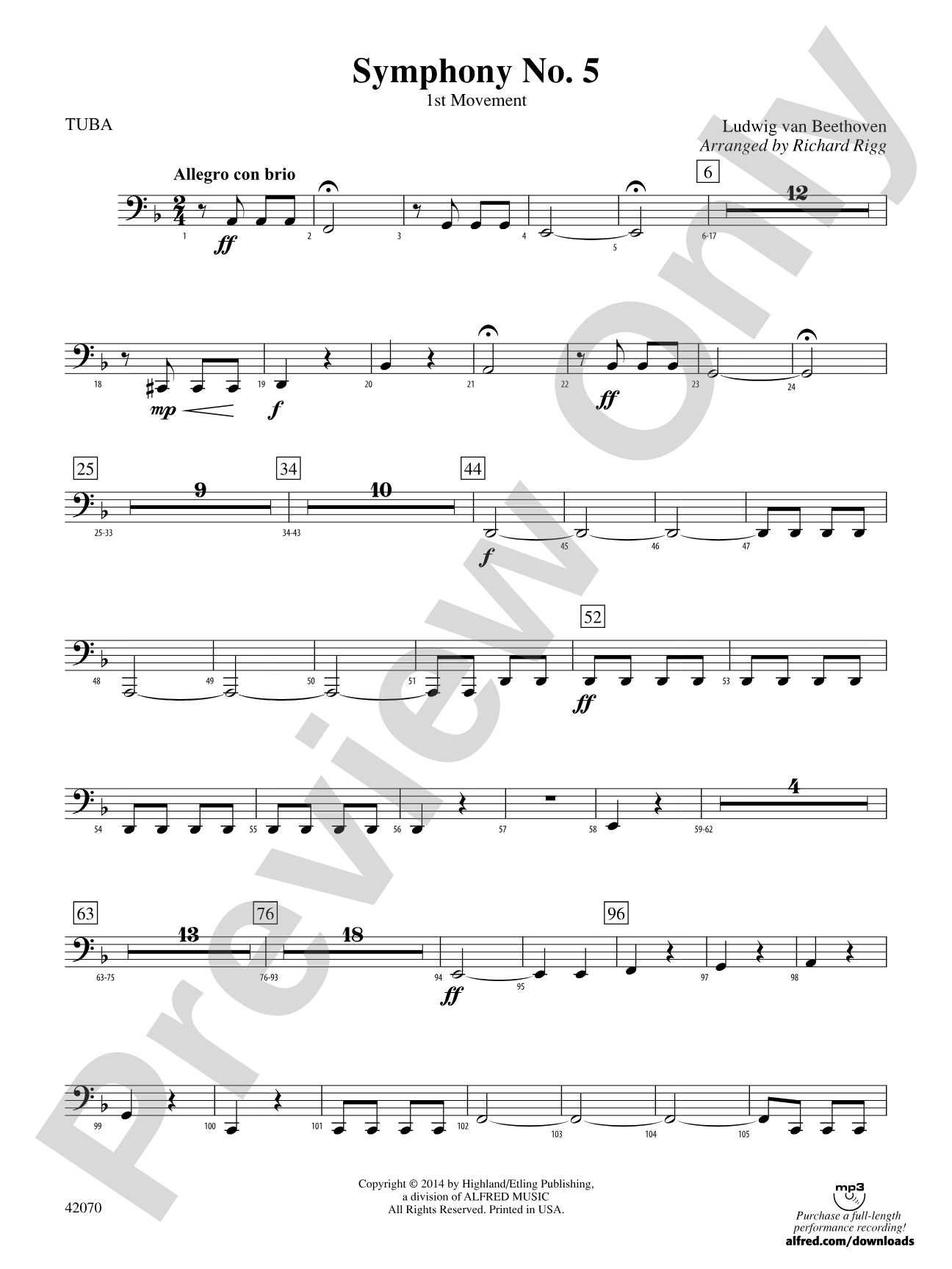 Symphony No. 5: Tuba