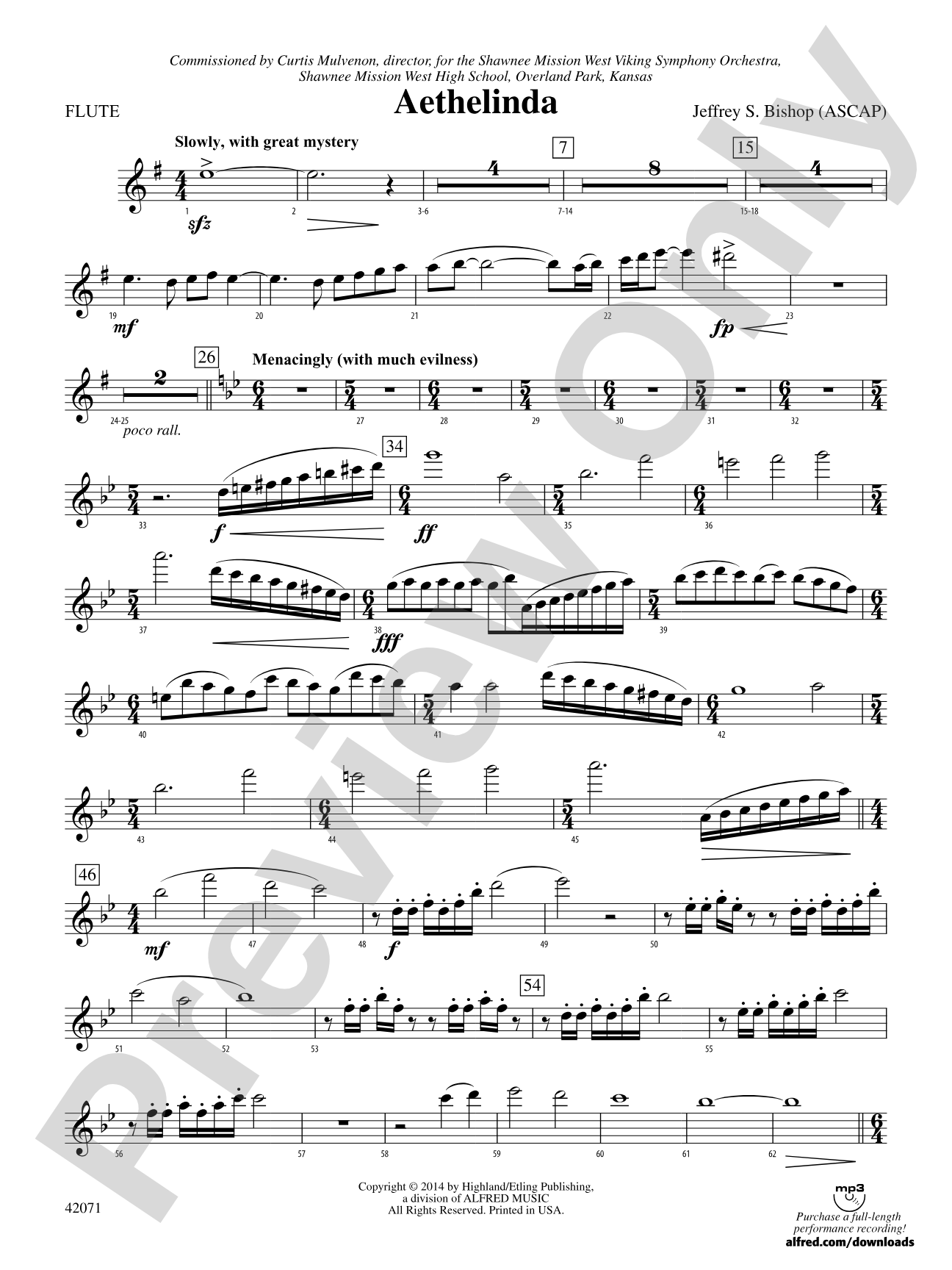 Aethelinda: Flute