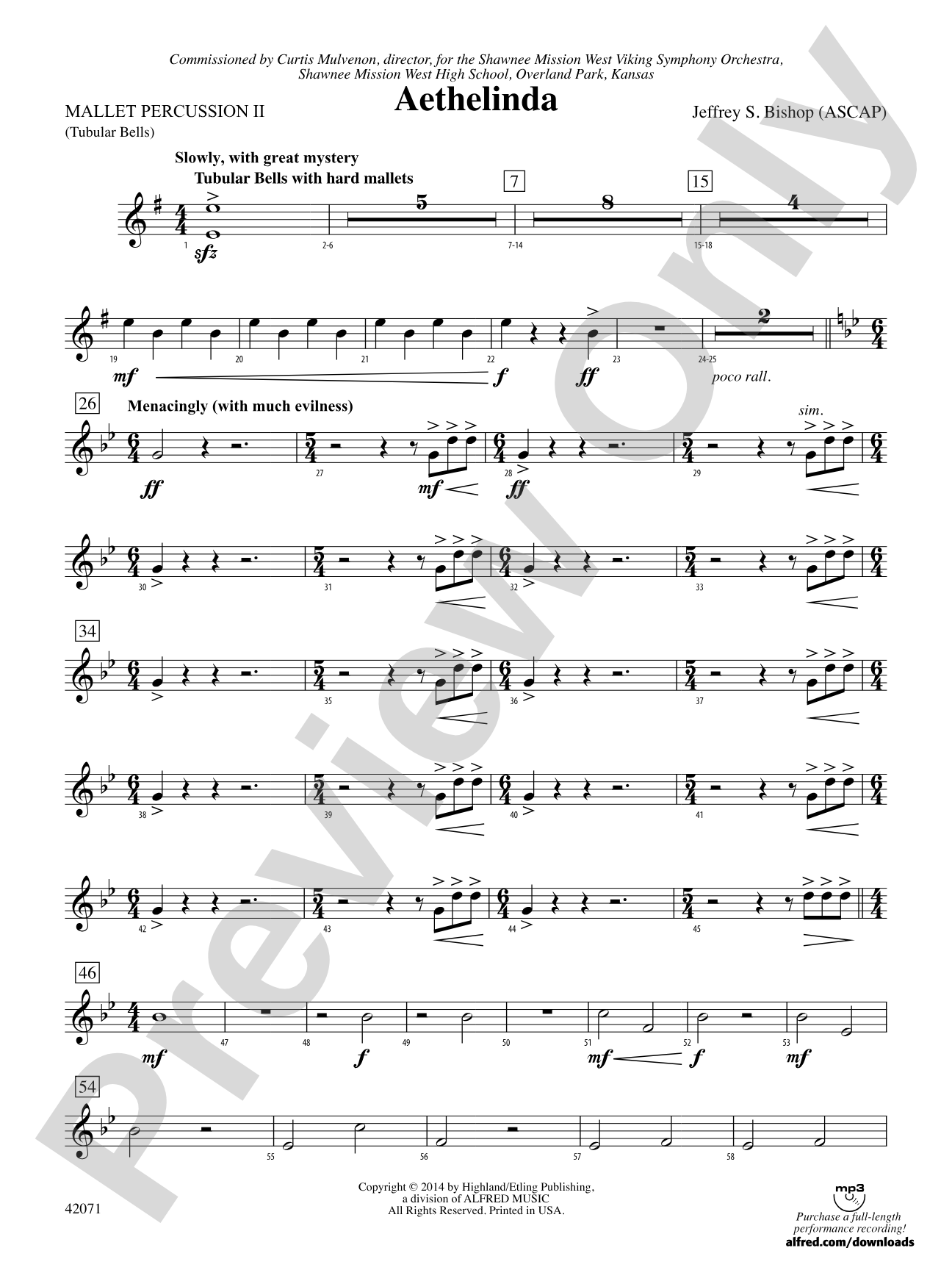 Aethelinda: 2nd Mallet Percussion