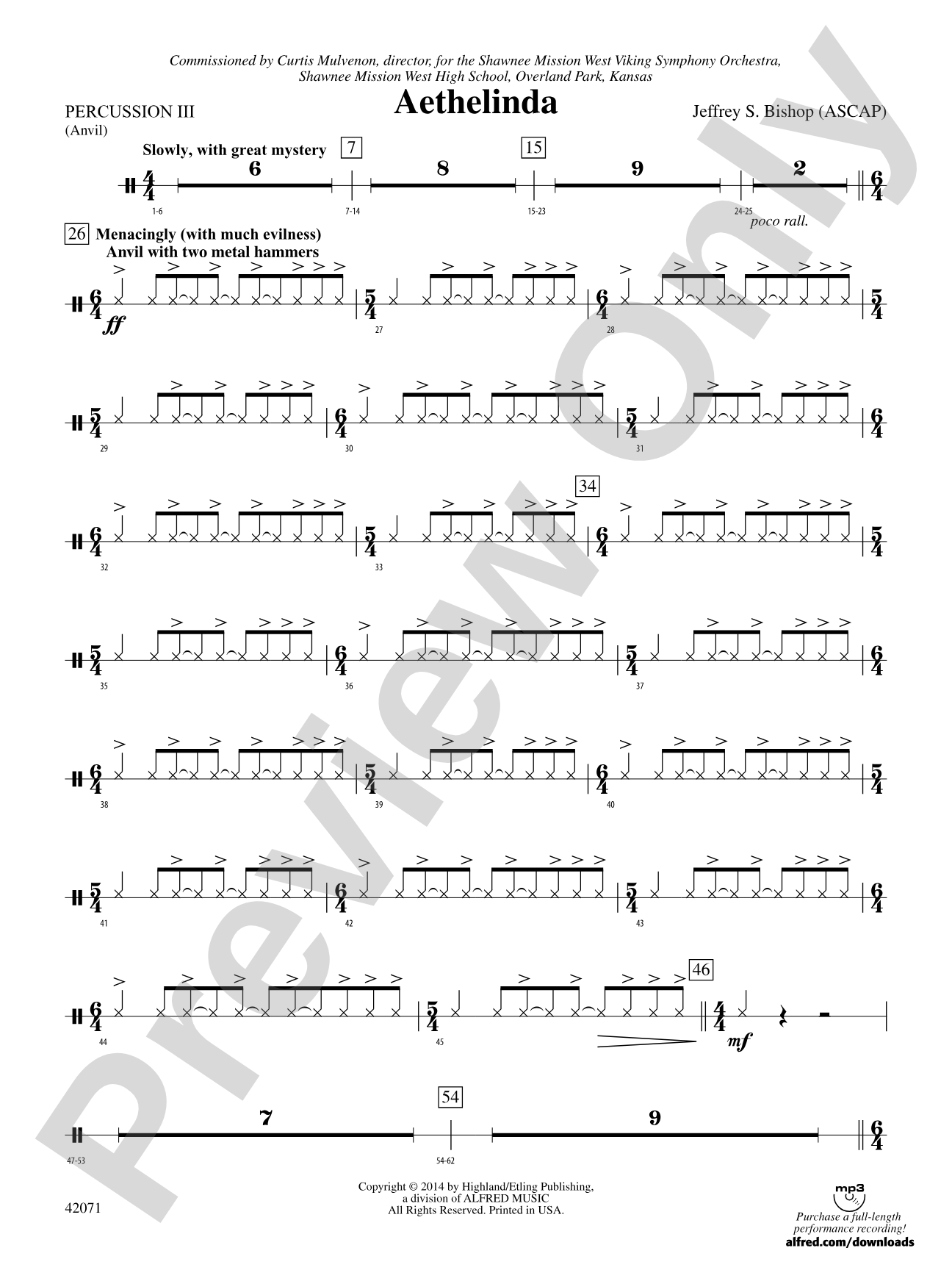 Aethelinda: 3rd Percussion