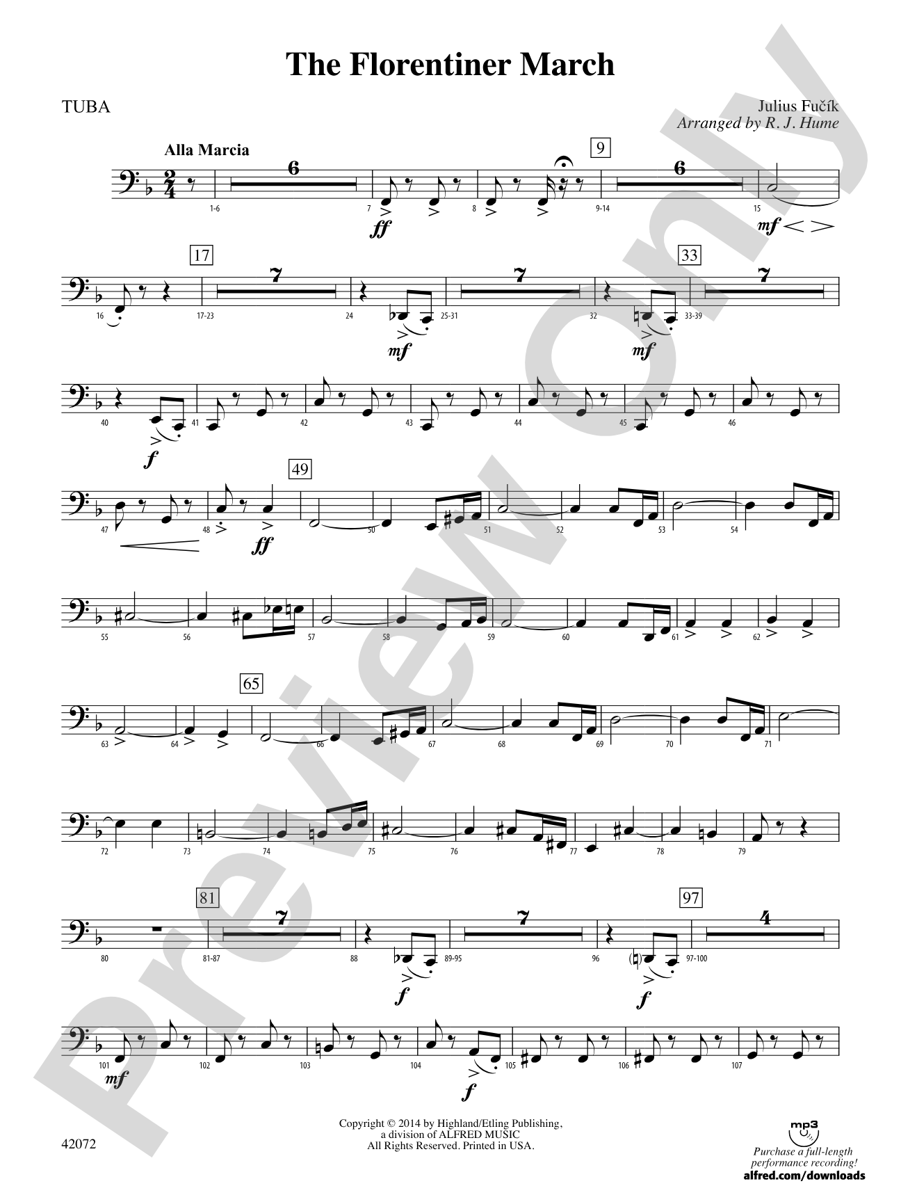 The Florentiner March: Tuba