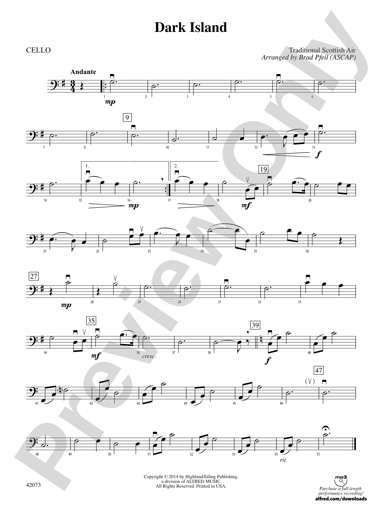 Dark Island: Cello