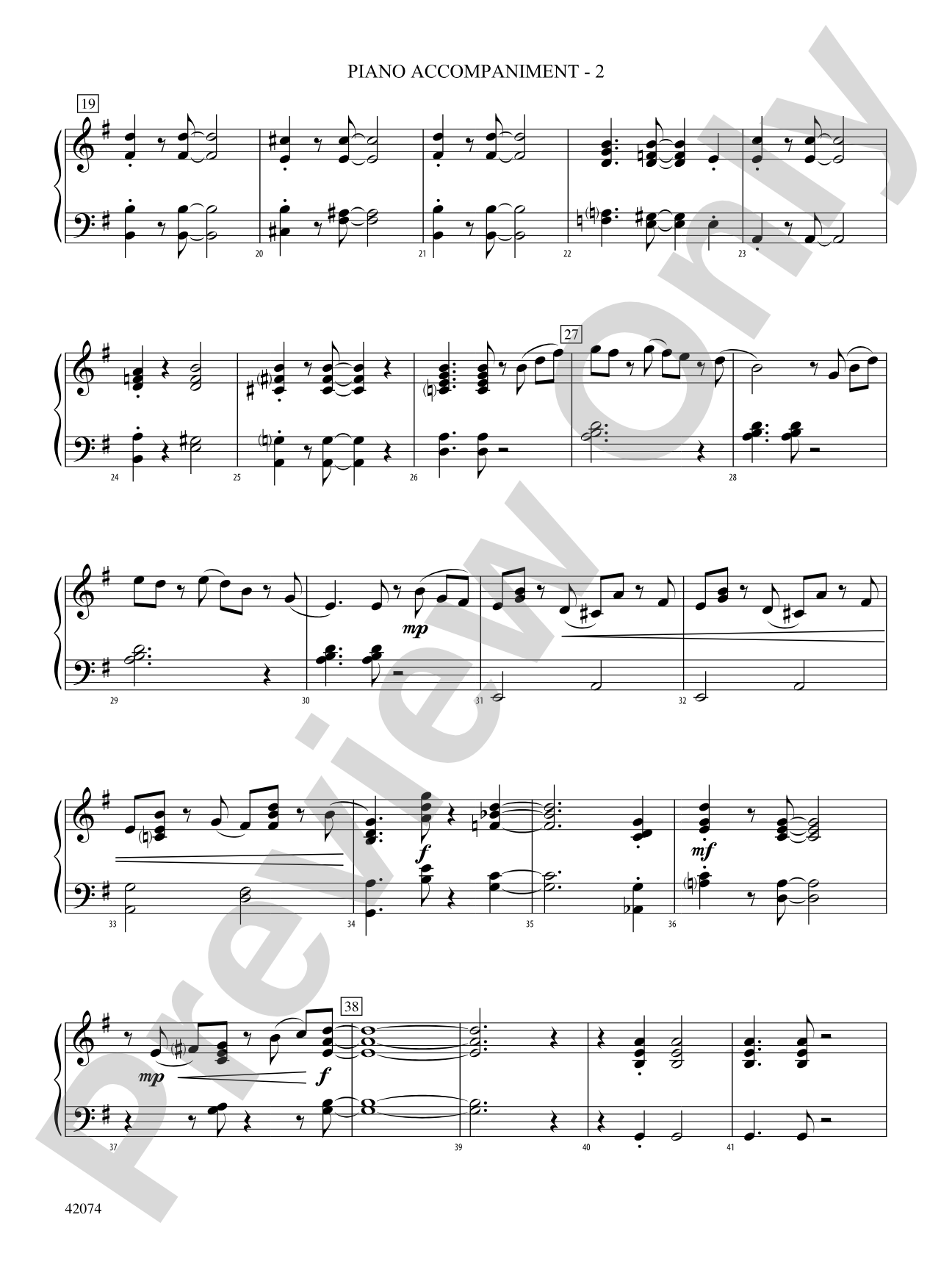 Road Trip to Rio: Piano Accompaniment