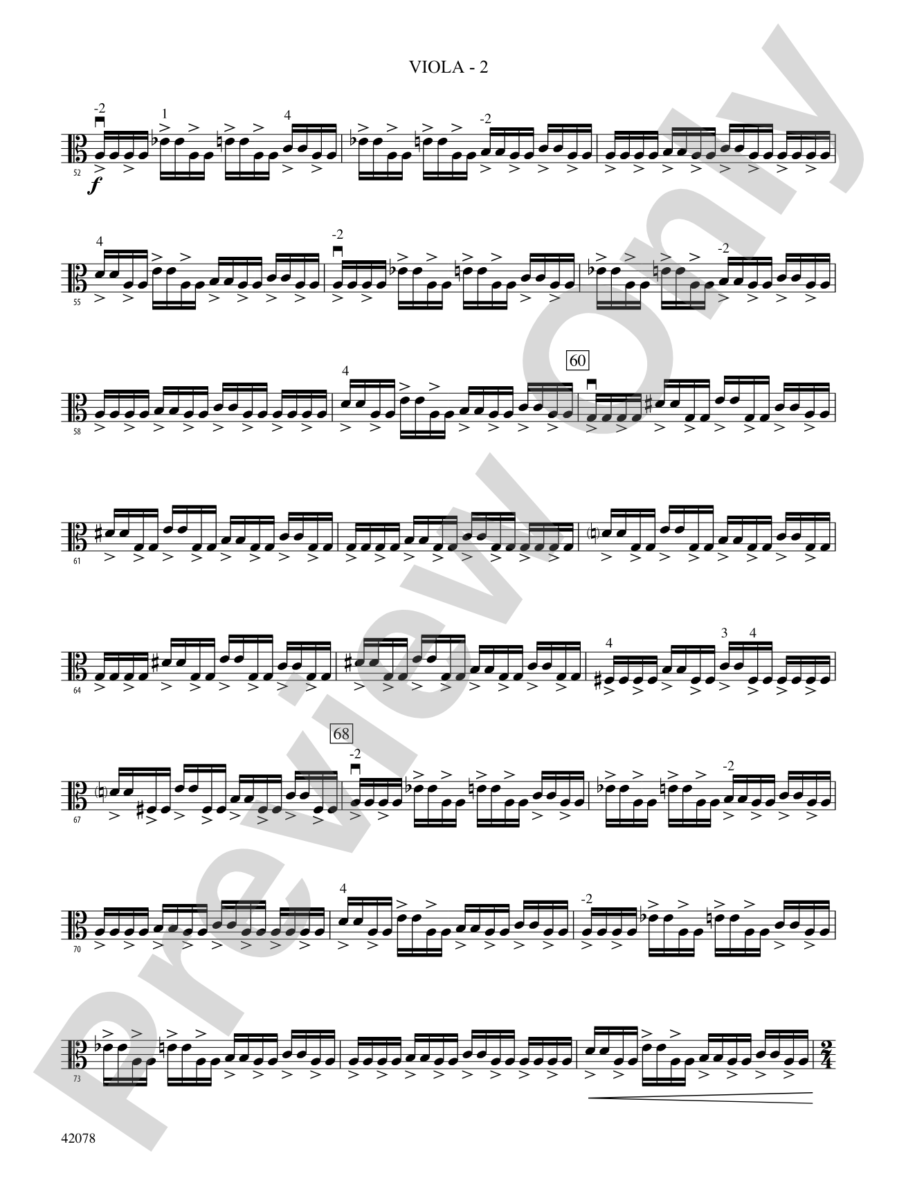 Man of Steel, Selections from: Viola