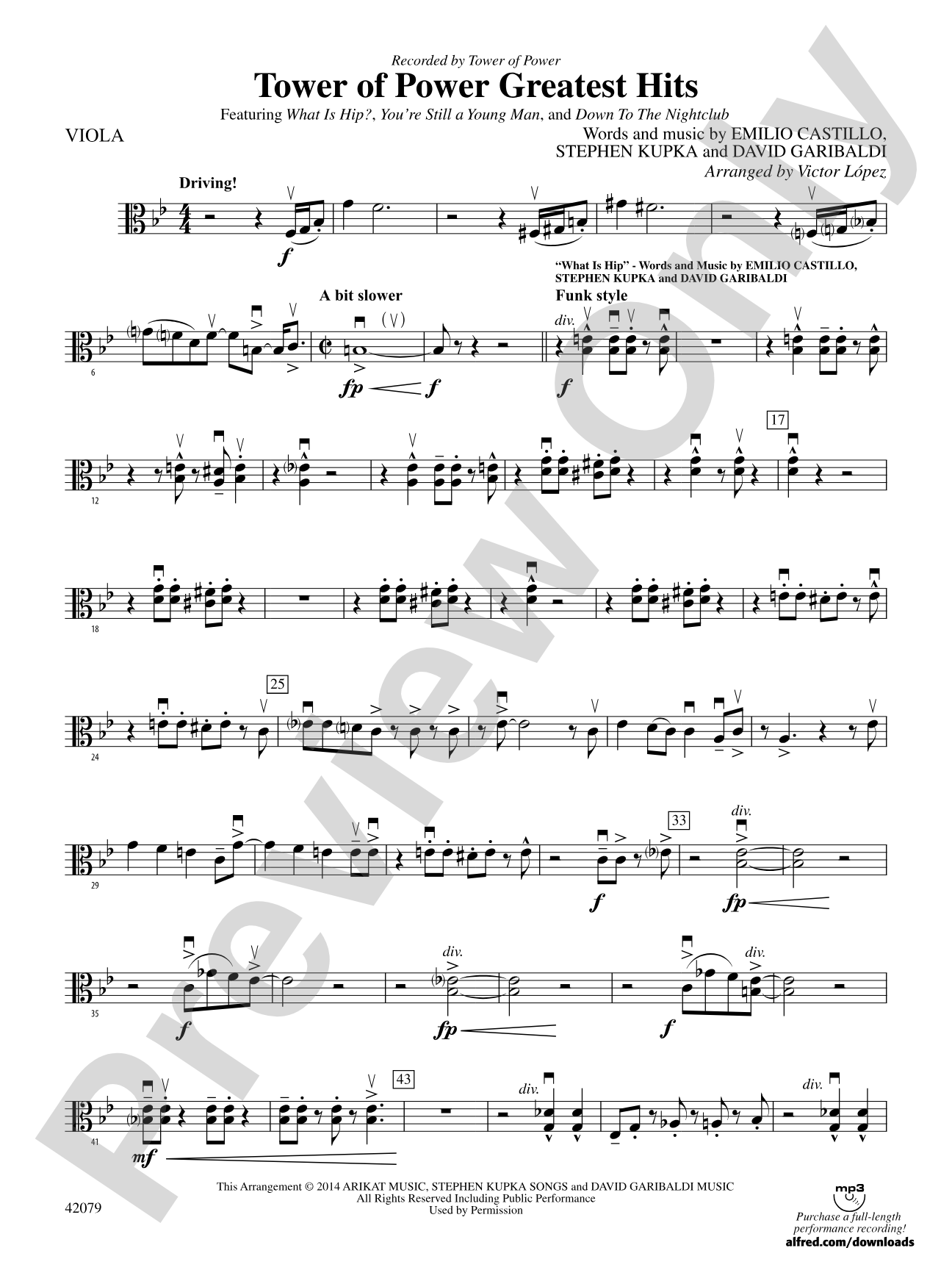 Tower of Power Greatest Hits: Viola