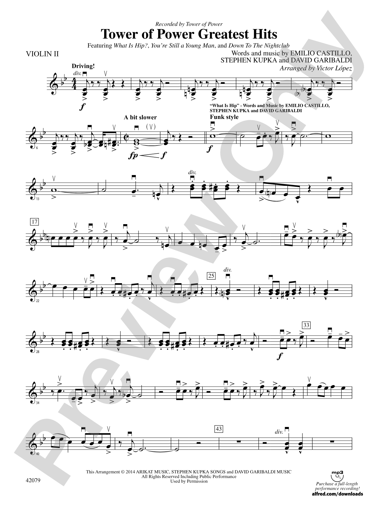 Tower of Power Greatest Hits: 2nd Violin