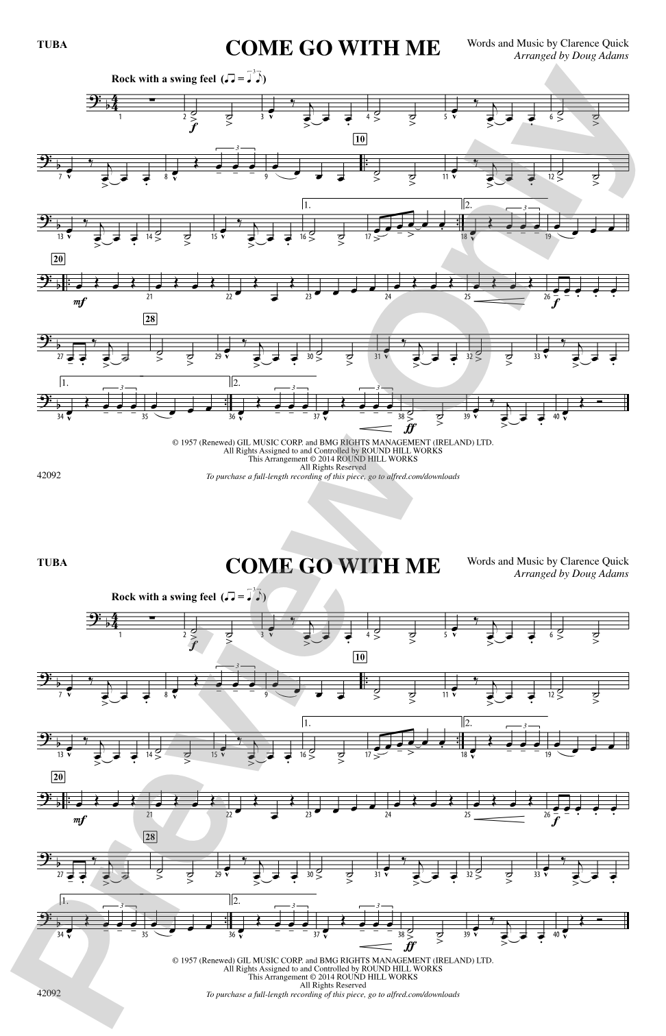 Come Go with Me: Tuba