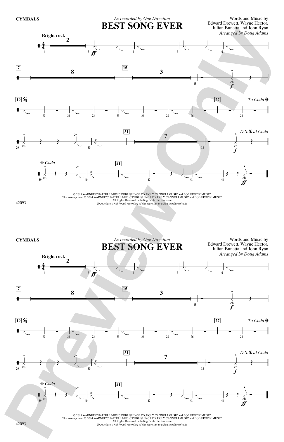 Best Song Ever: Cymbals