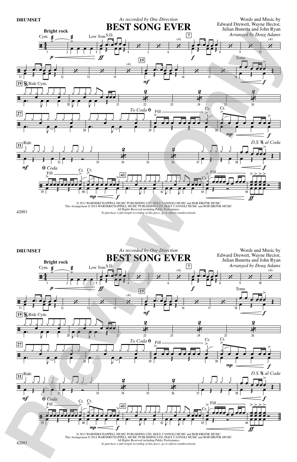 Best Song Ever: Drums