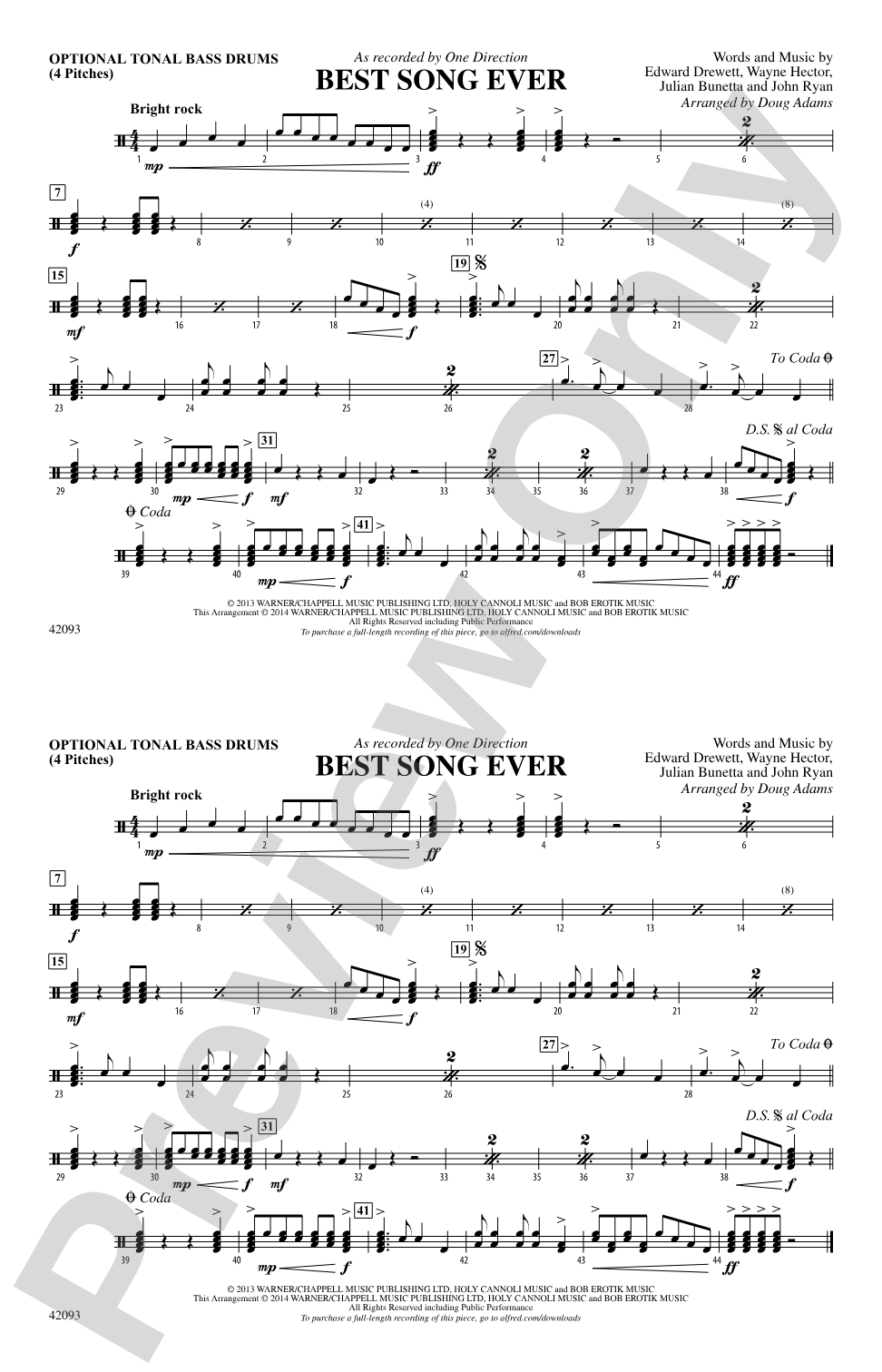 Best Song Ever: Tonal Bass Drum