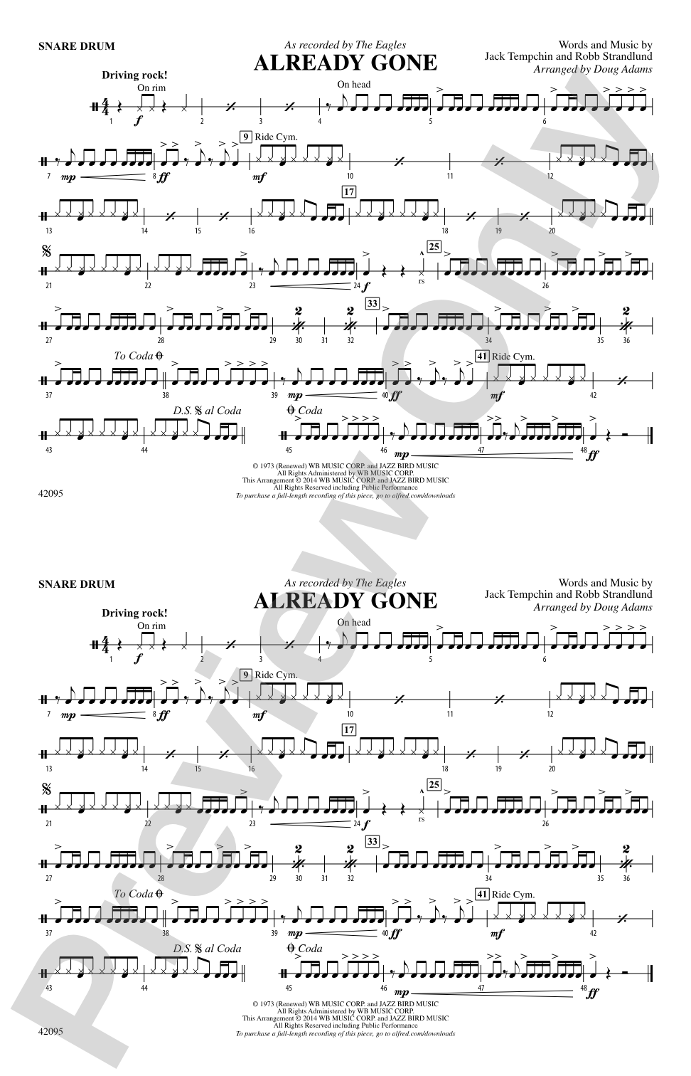 Already Gone: Snare Drum