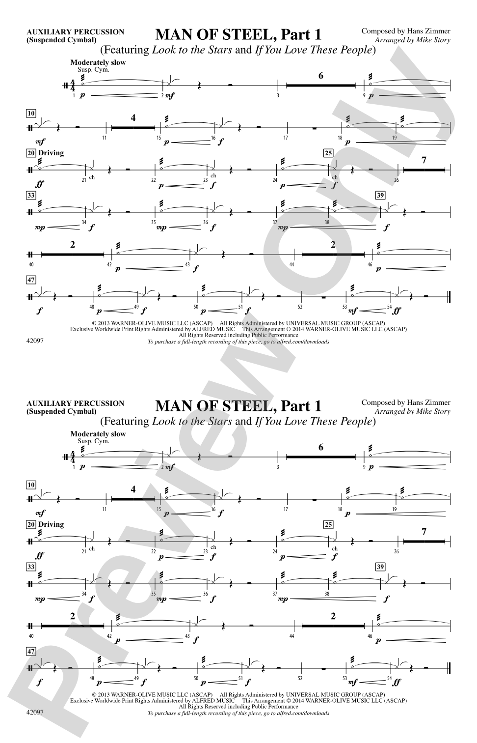 Man of Steel, Part 1: Auxiliary Percussion