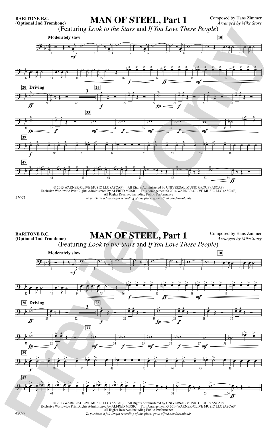 Man of Steel, Part 1: Baritone B.C.