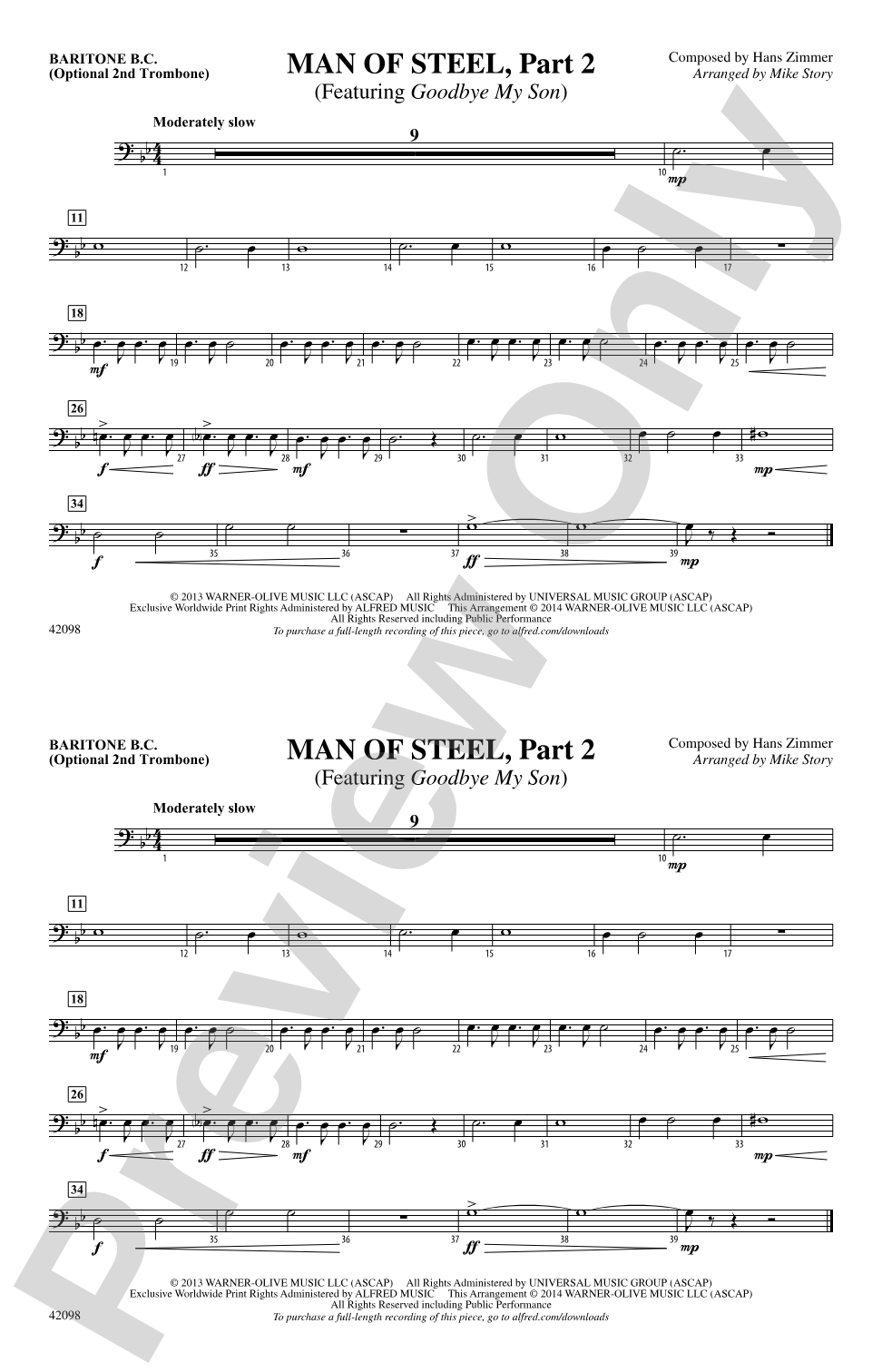 Man of Steel, Part 2: Baritone B.C.