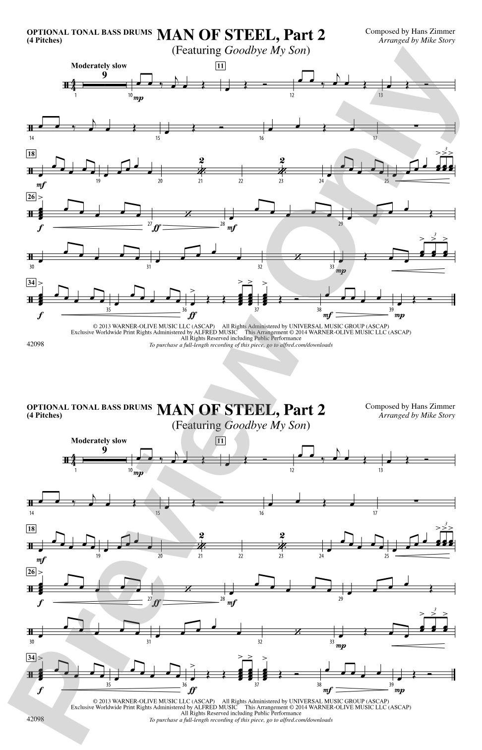 Man of Steel, Part 2: Tonal Bass Drum
