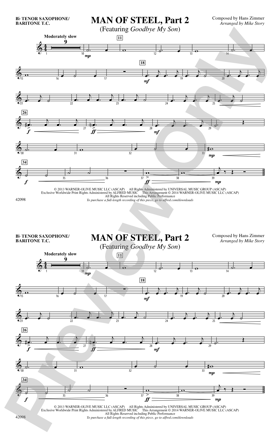 Man of Steel, Part 2: B-flat Tenor Saxophone