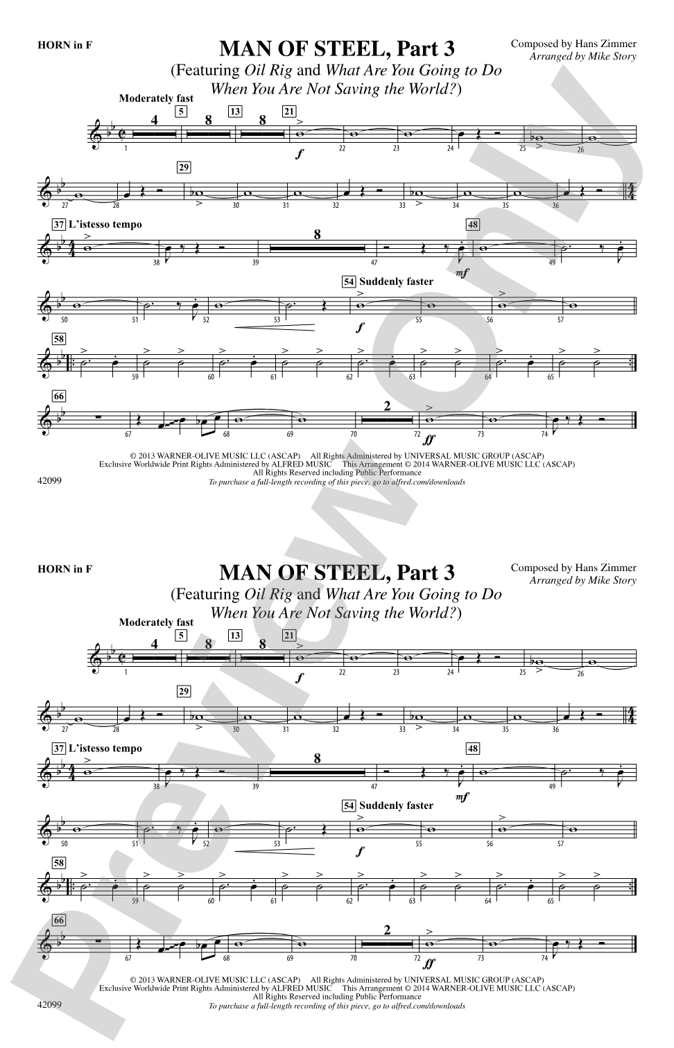 Man of Steel, Part 3: 1st F Horn