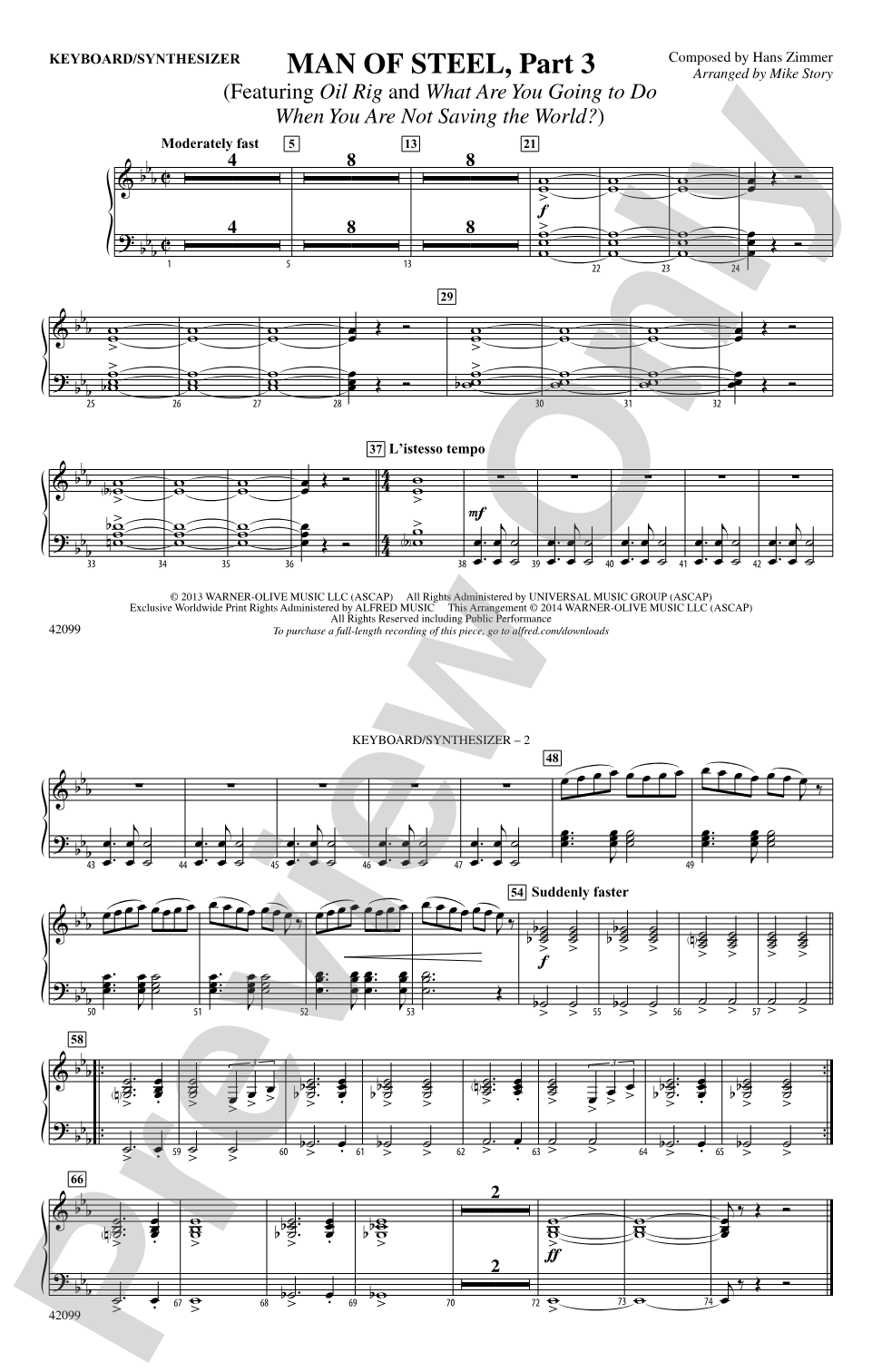 Man of Steel, Part 3: Piano Accompaniment