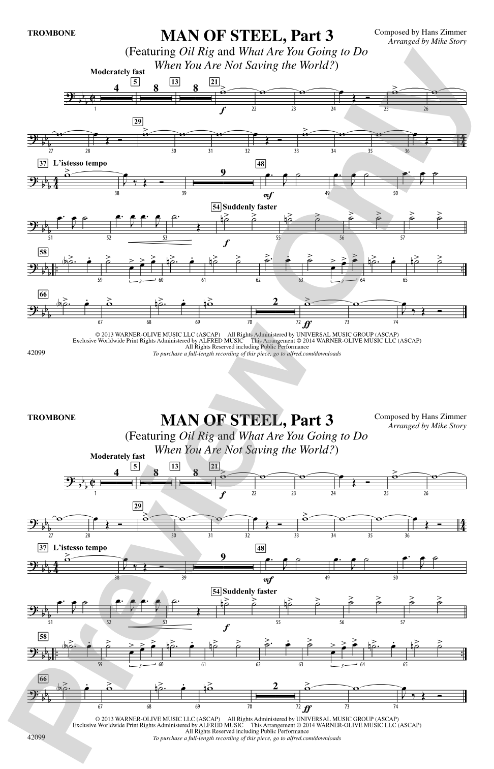 Man of Steel, Part 3: 1st Trombone