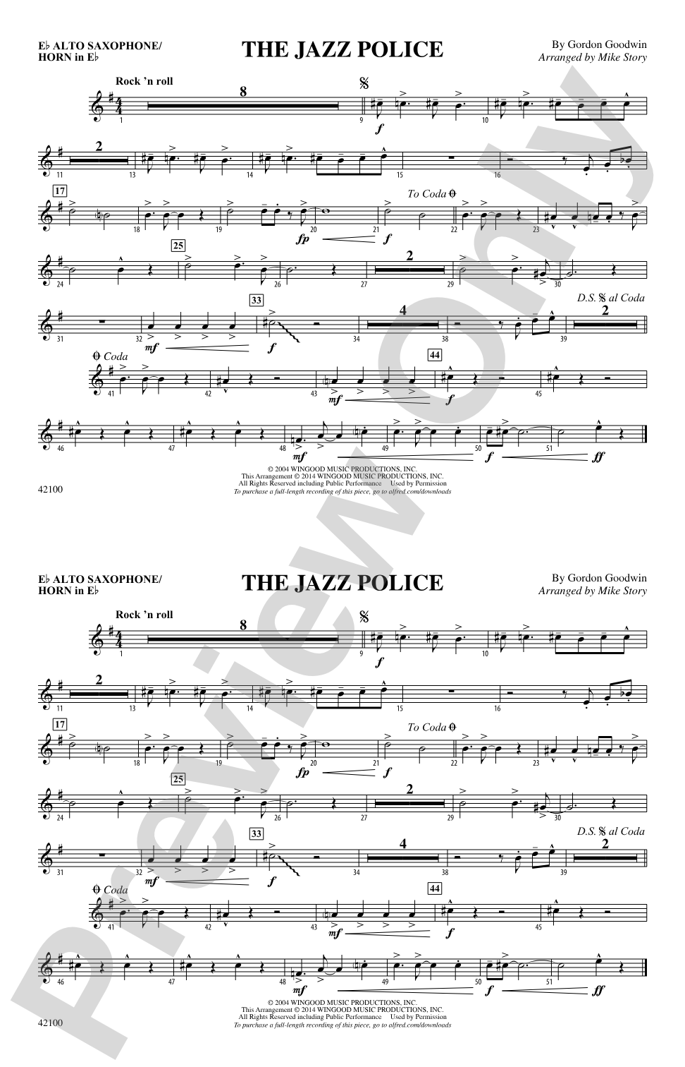 The Jazz Police: E-flat Alto Saxophone