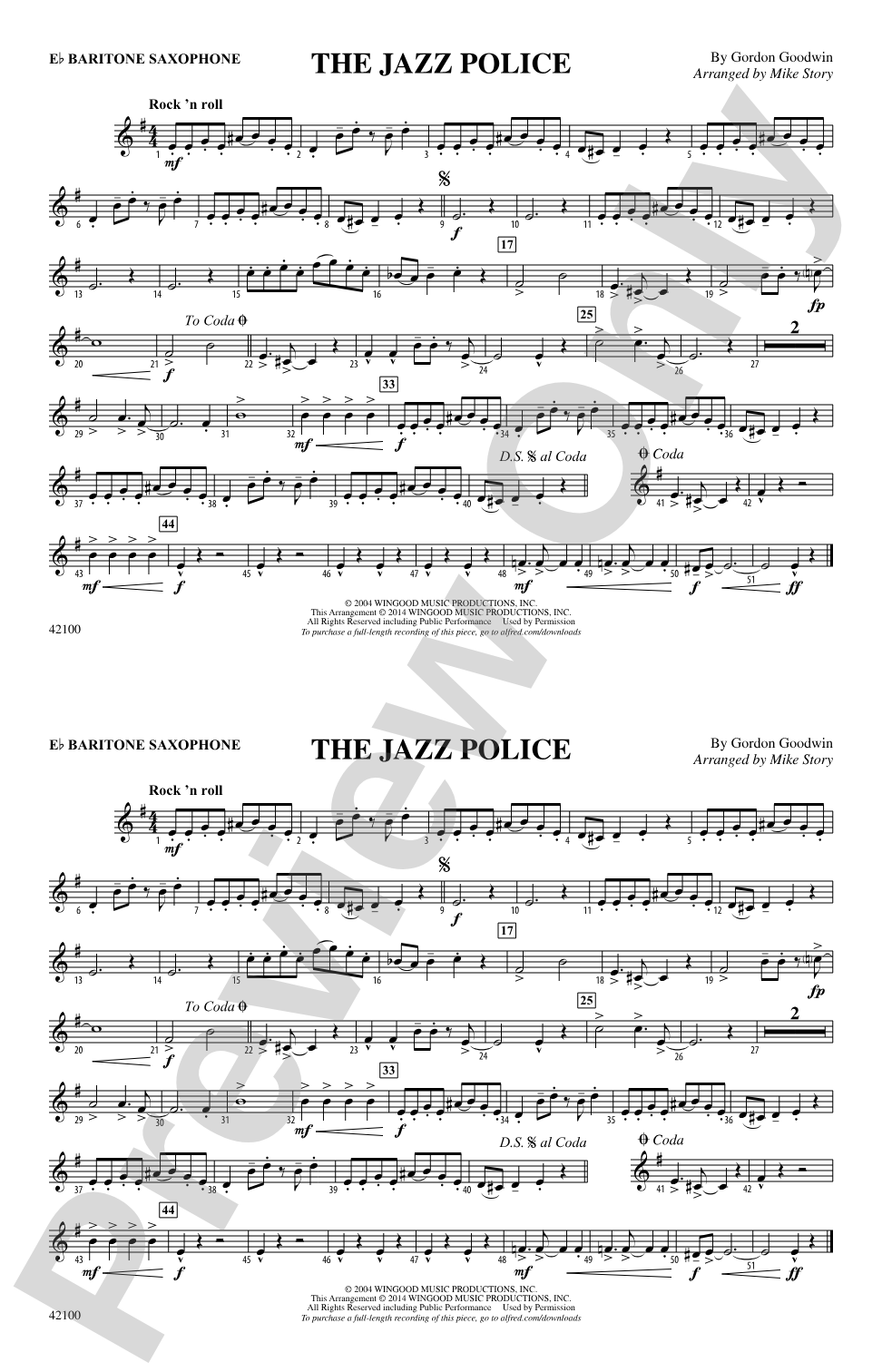 The Jazz Police: E-flat Baritone Saxophone