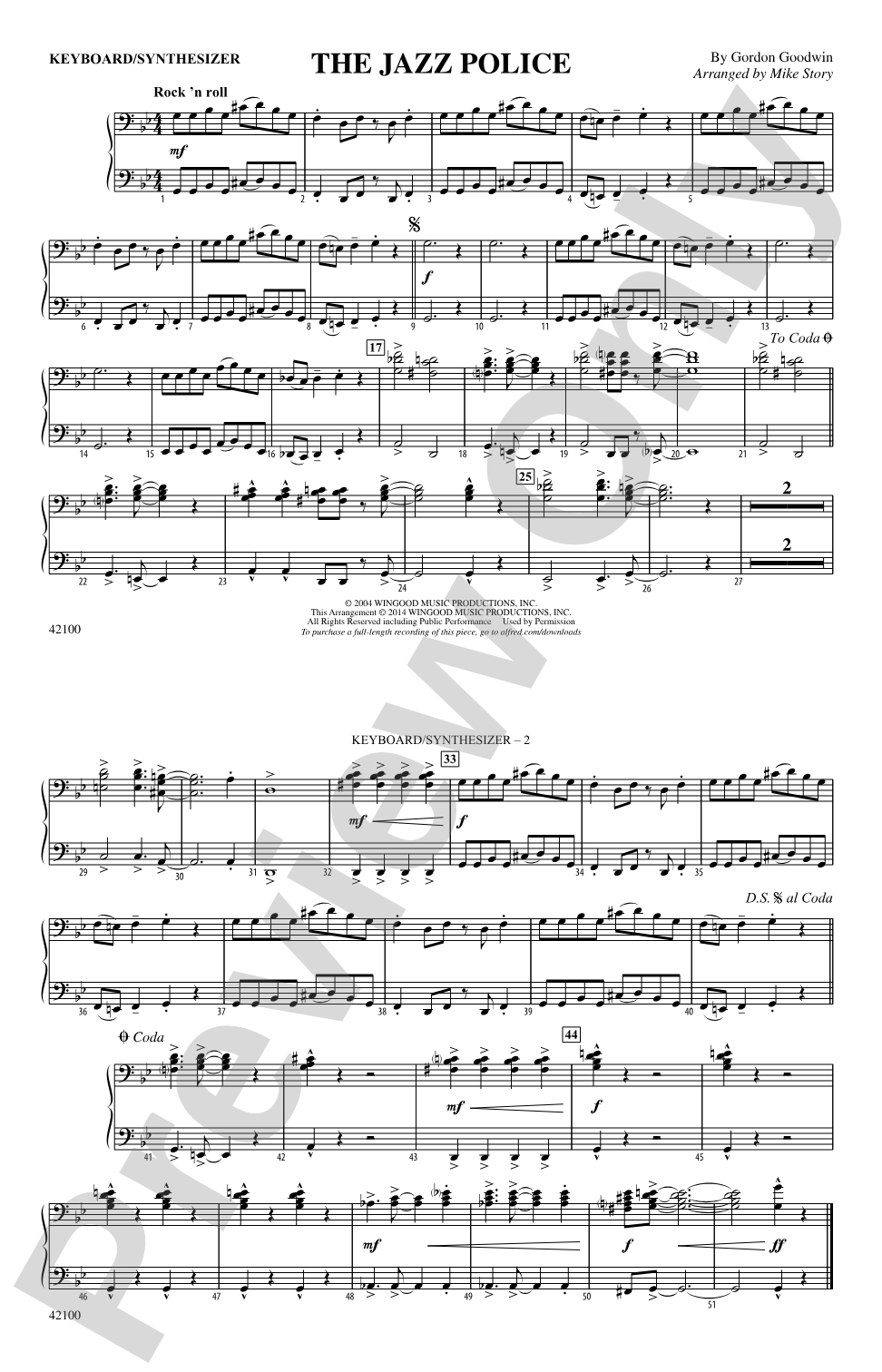 The Jazz Police: Piano Accompaniment
