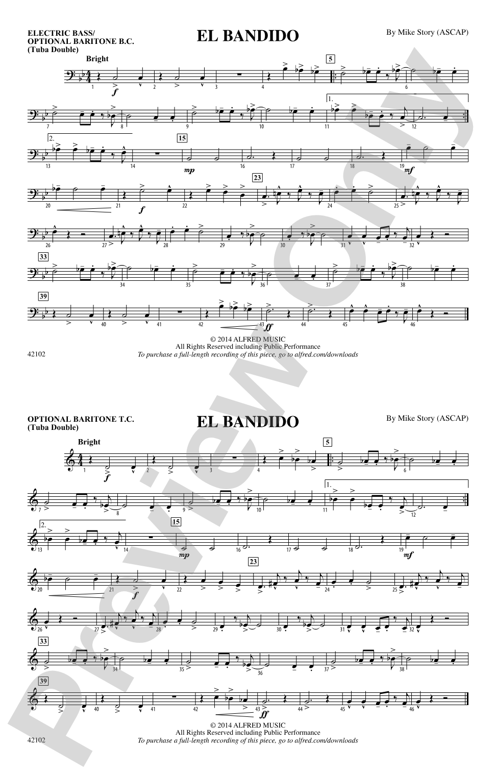 El Bandido: Electric Bass