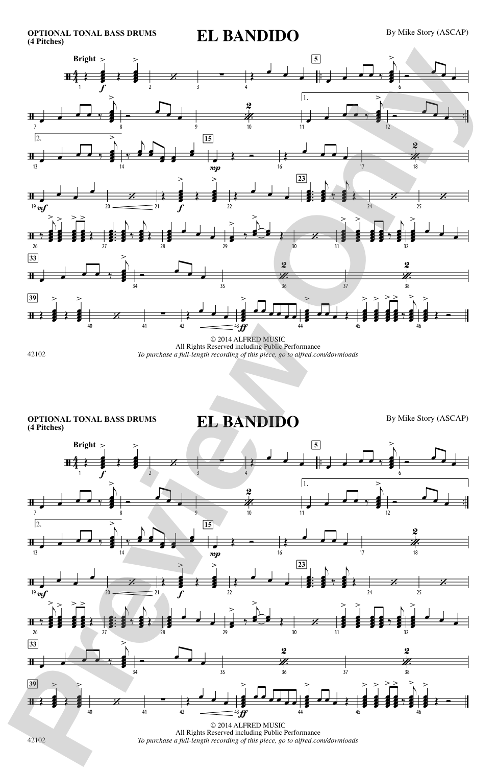 El Bandido: Tonal Bass Drum