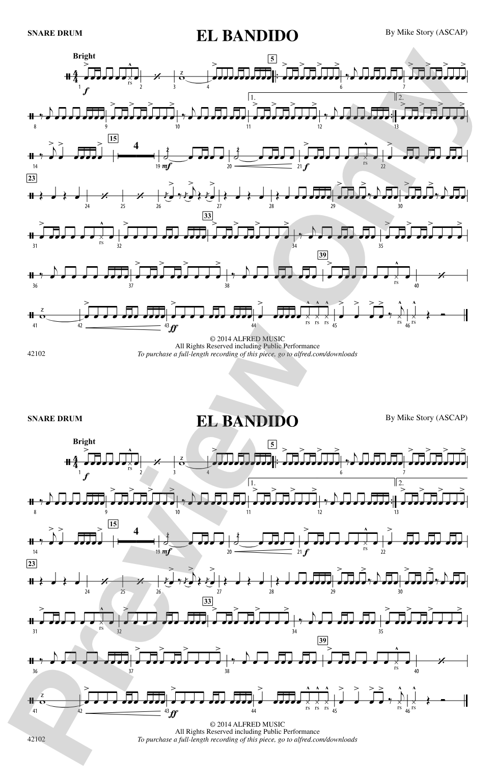 El Bandido: Snare Drum