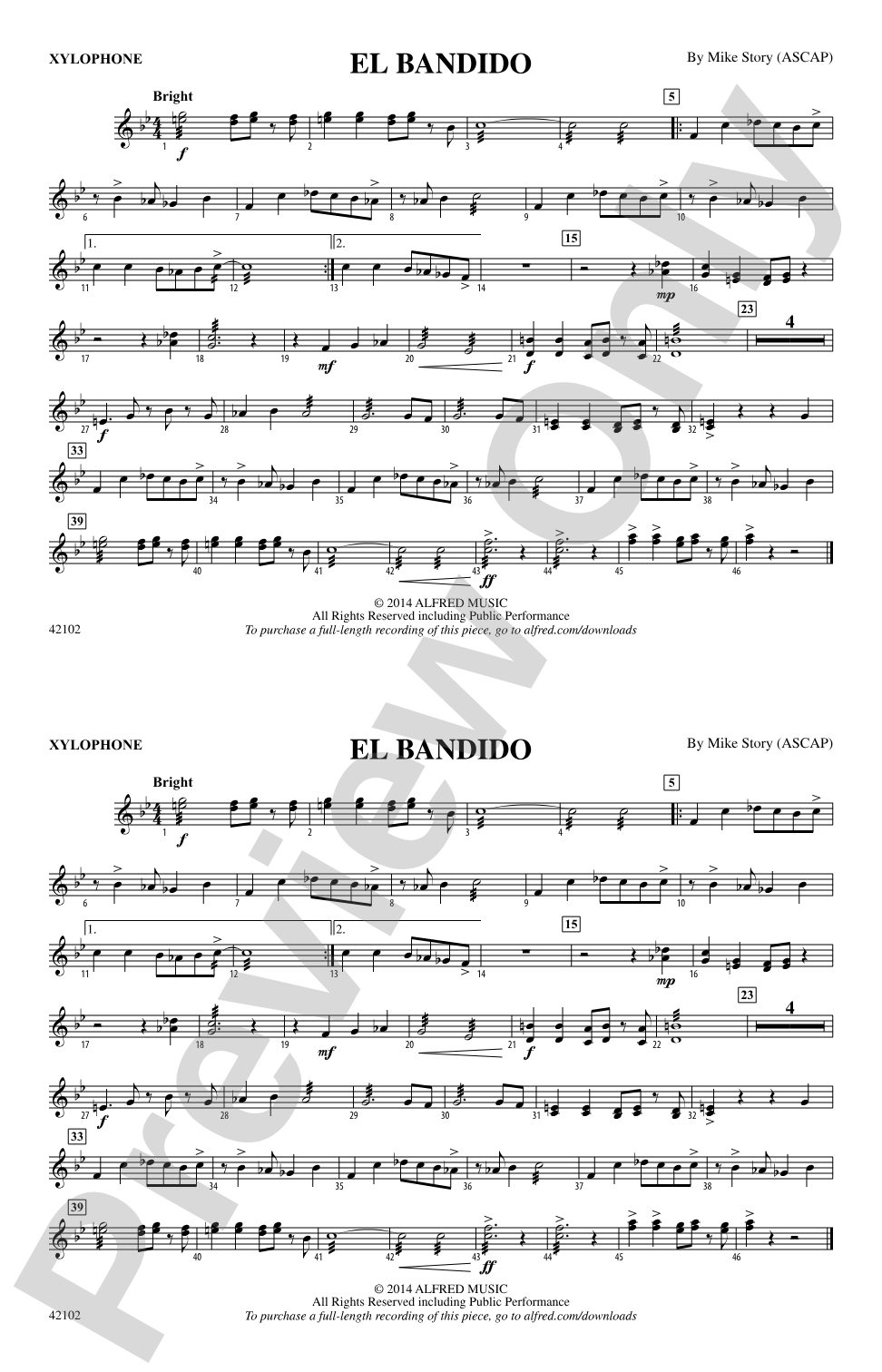 El Bandido: Xylophone