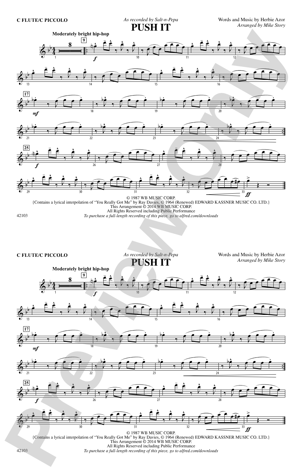 Push It: Flute