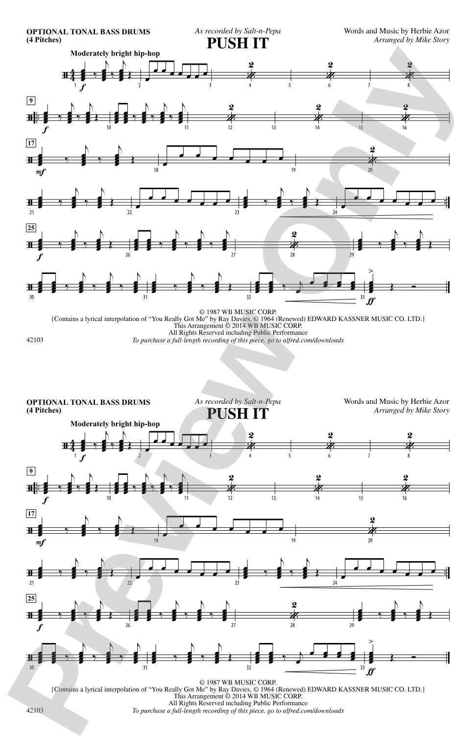 Push It: Tonal Bass Drum