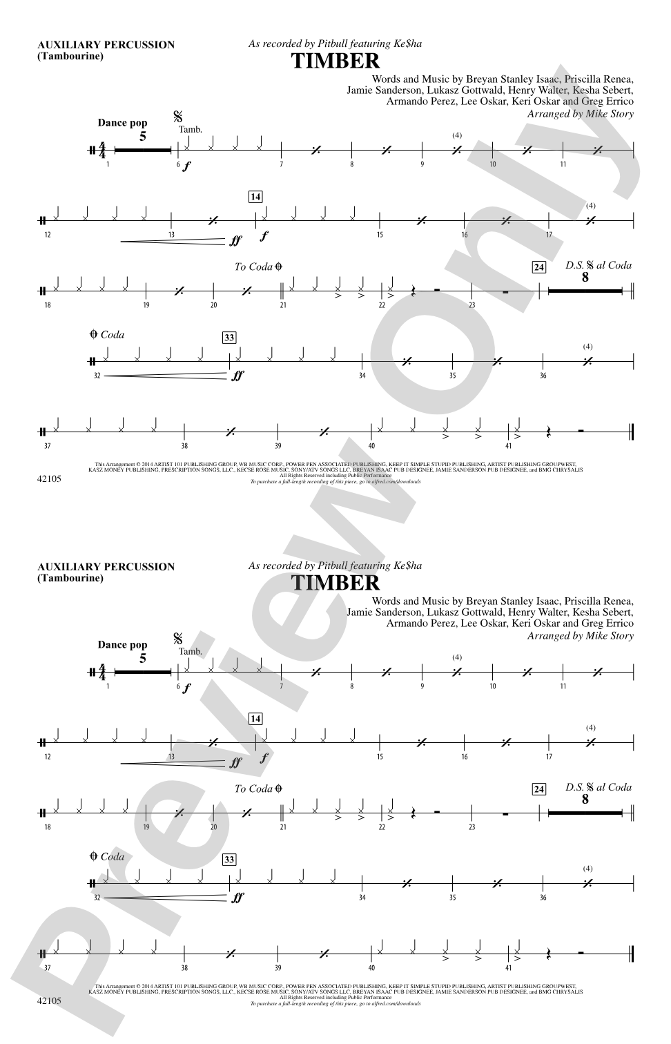 Timber: Auxiliary Percussion