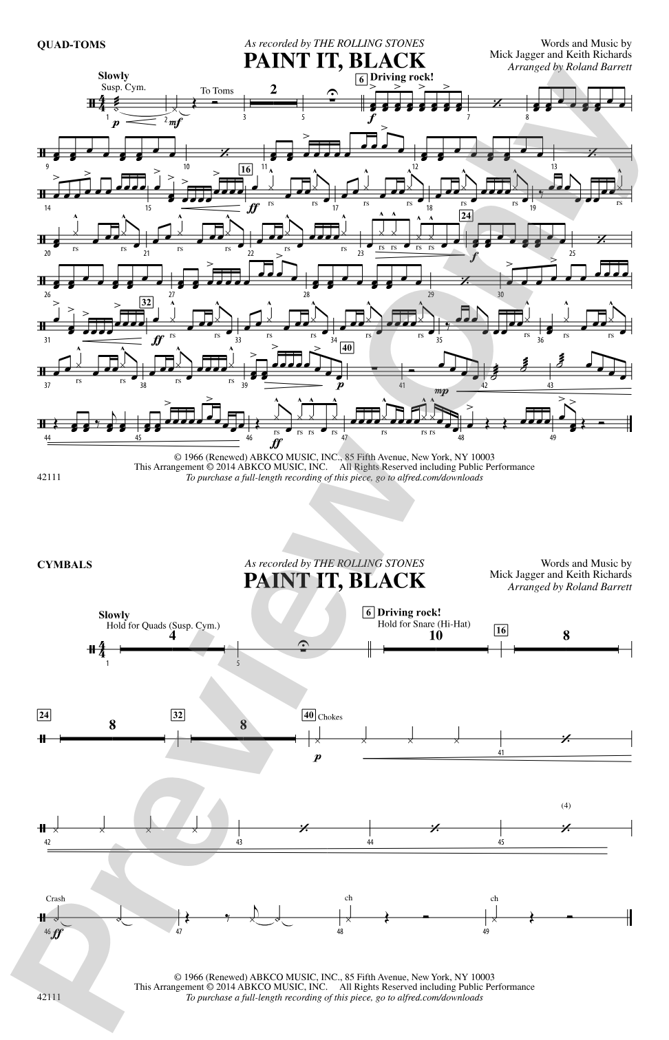 Paint It, Black: Quad-Toms