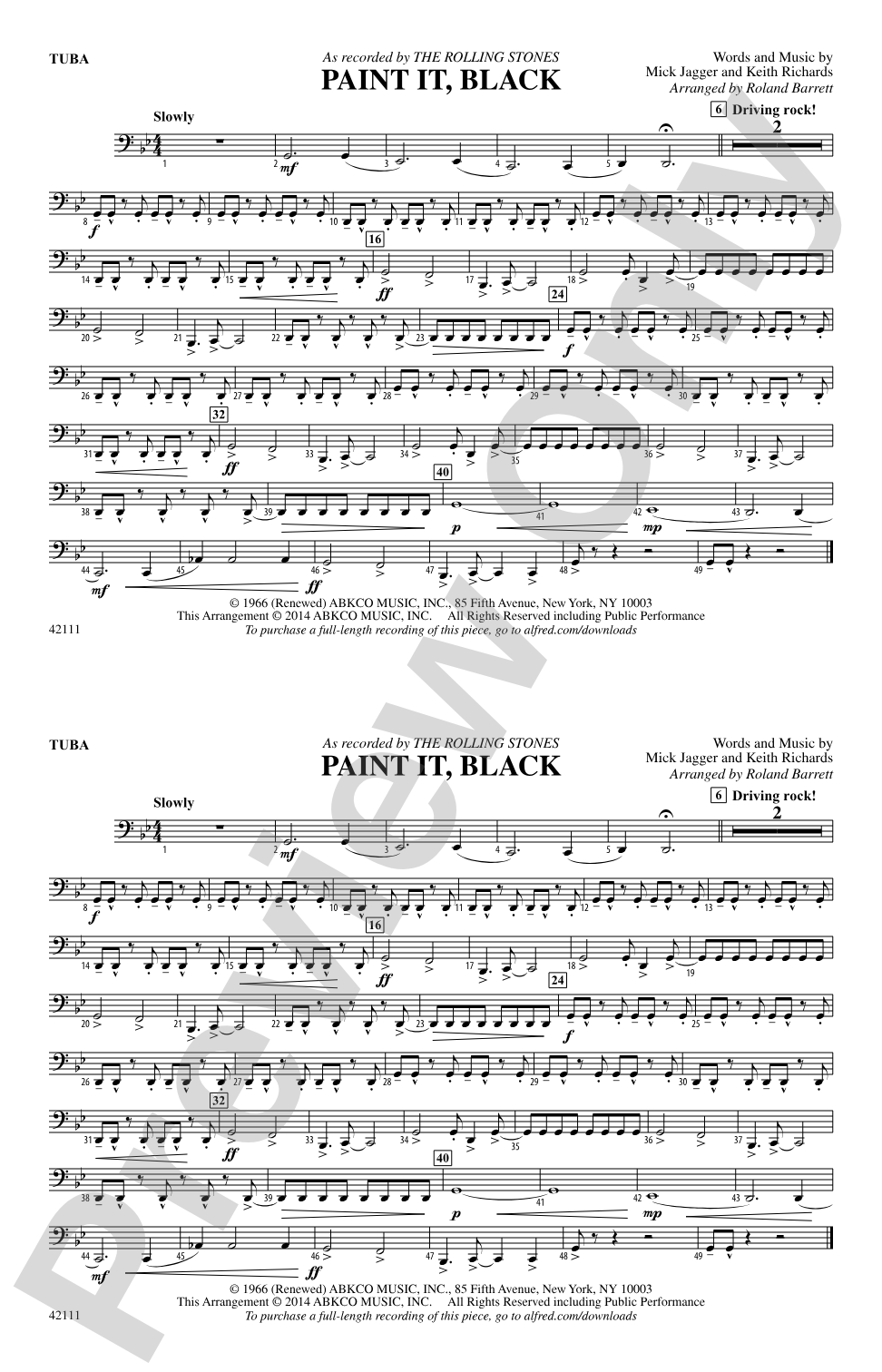 Paint It, Black: Tuba