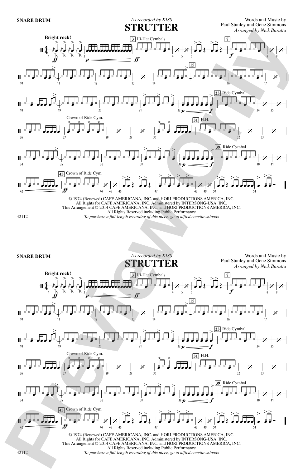 Strutter: Snare Drum