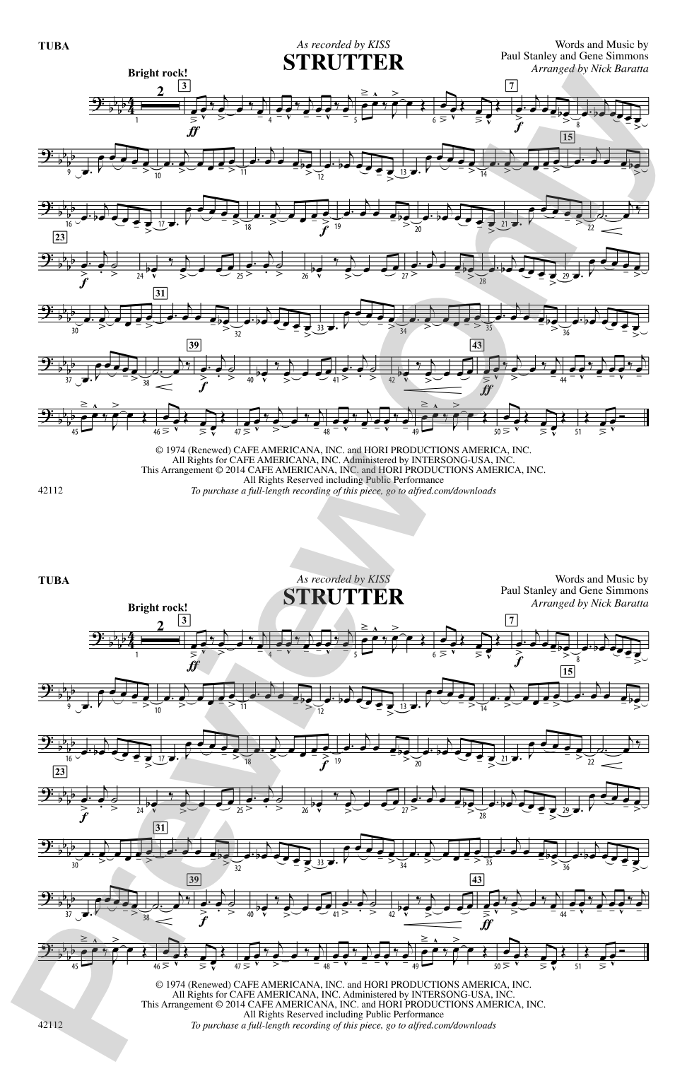 Strutter: Tuba