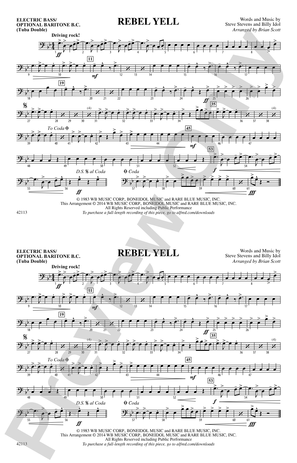 Rebel Yell: Electric Bass