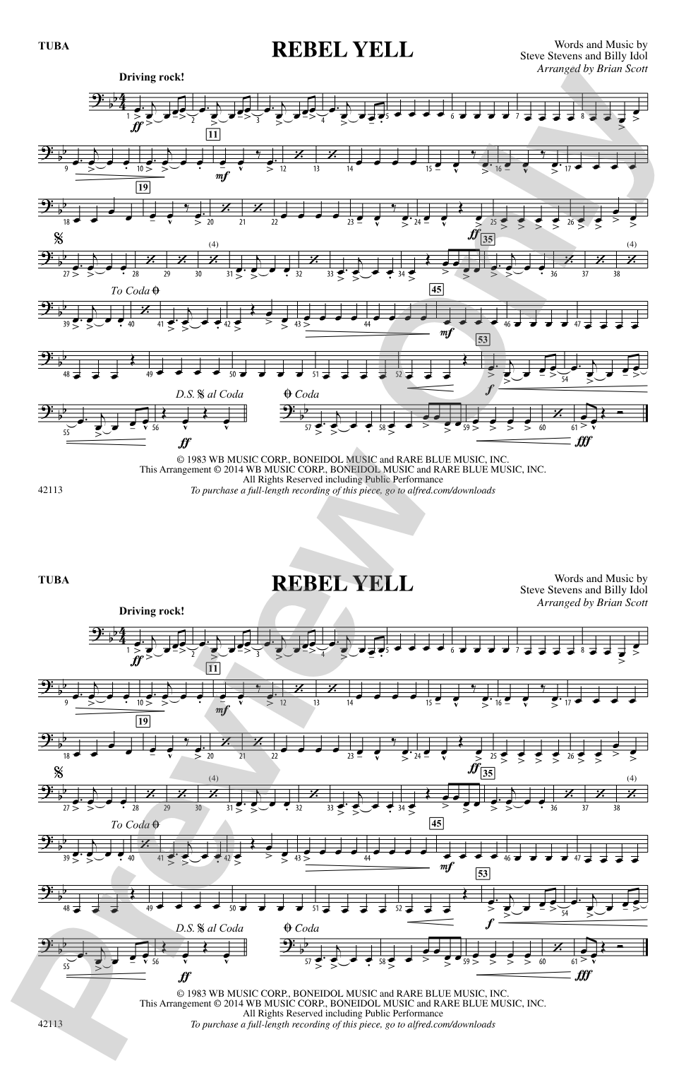 Rebel Yell: Tuba
