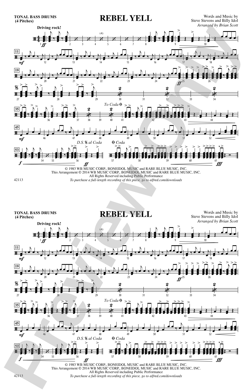 Rebel Yell: Tonal Bass Drum