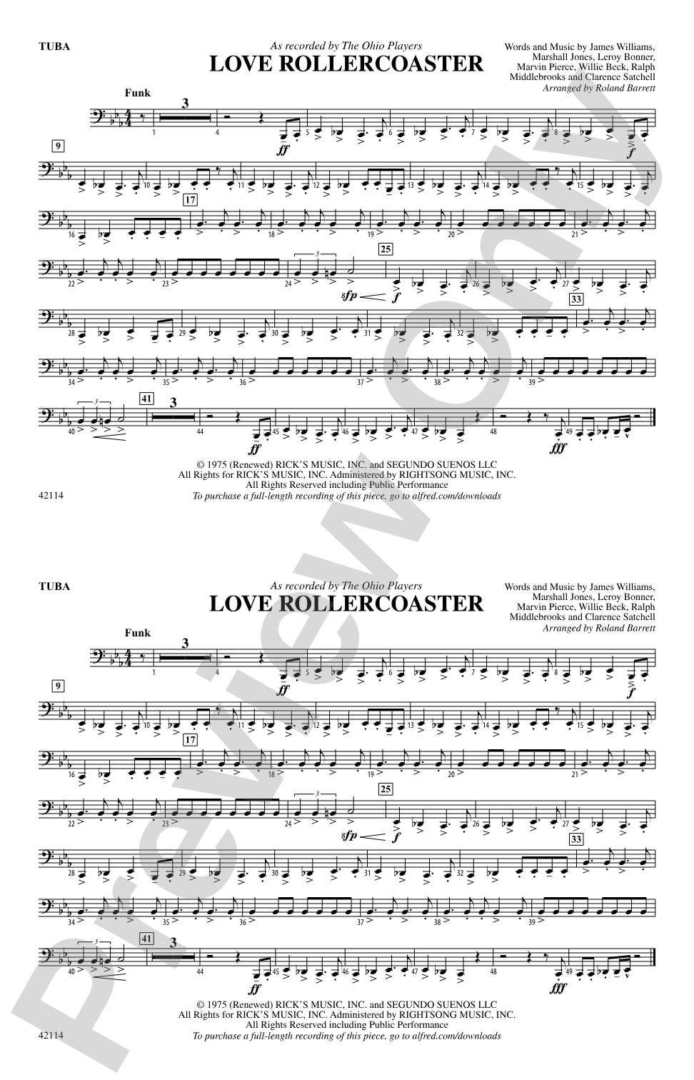 Love Rollercoaster: Tuba