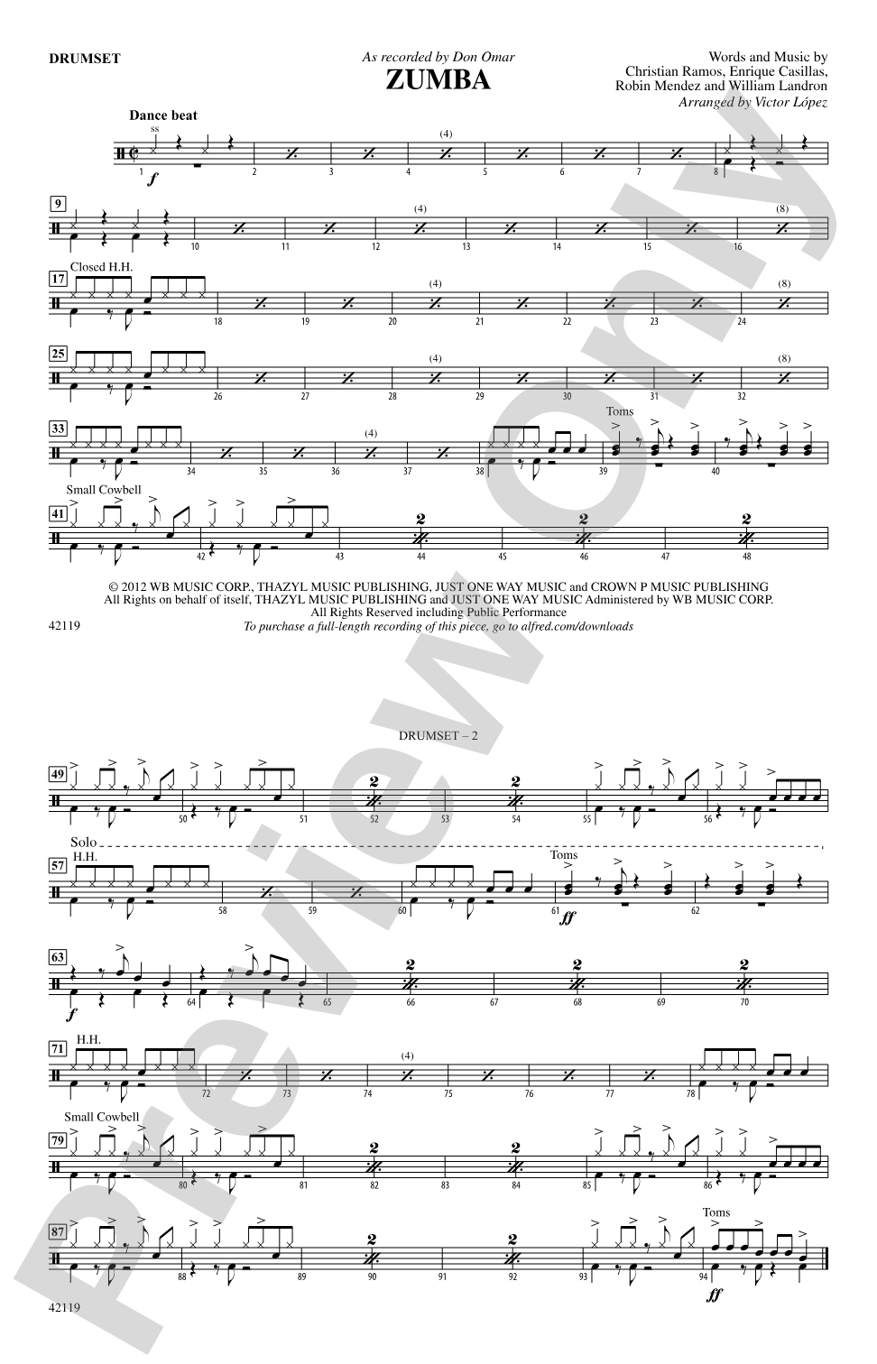 Zumba: Drums
