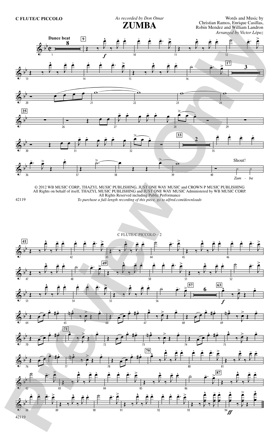 Zumba: Flute