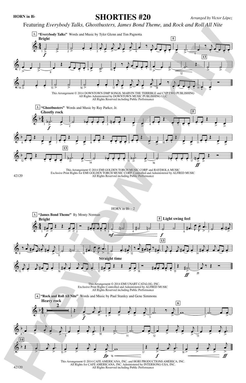 Shorties #20: Horn in B flat