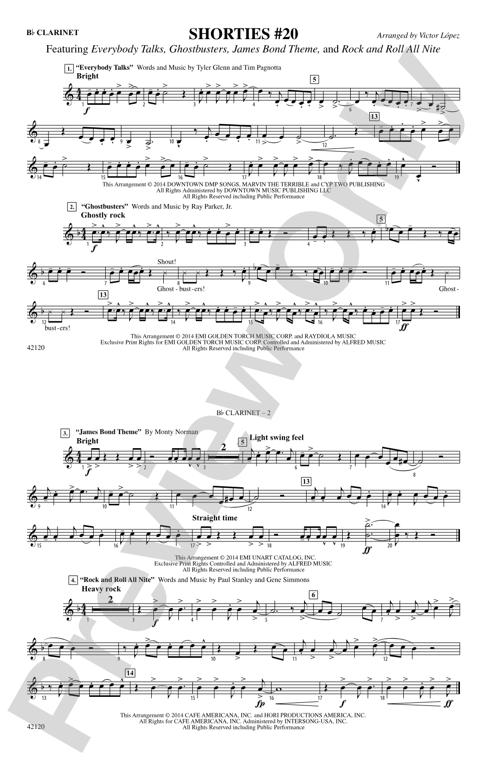 Shorties #20: 1st B-flat Clarinet