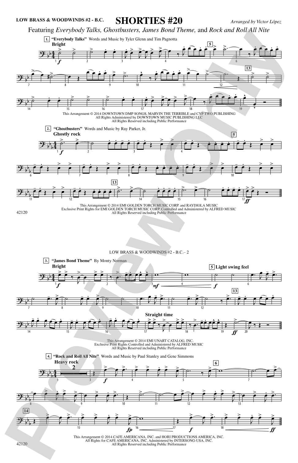 Shorties #20: Low Brass & Woodwinds #2 - Bass Clef