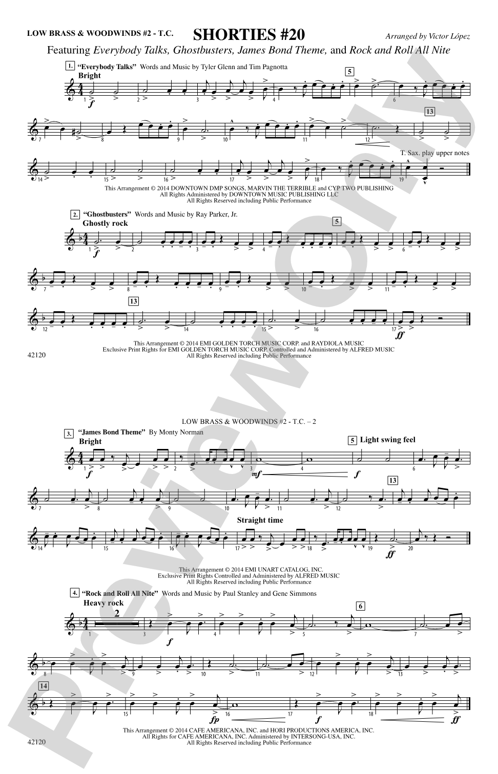 Shorties #20: Low Brass & Woodwinds #2 - Treble Clef